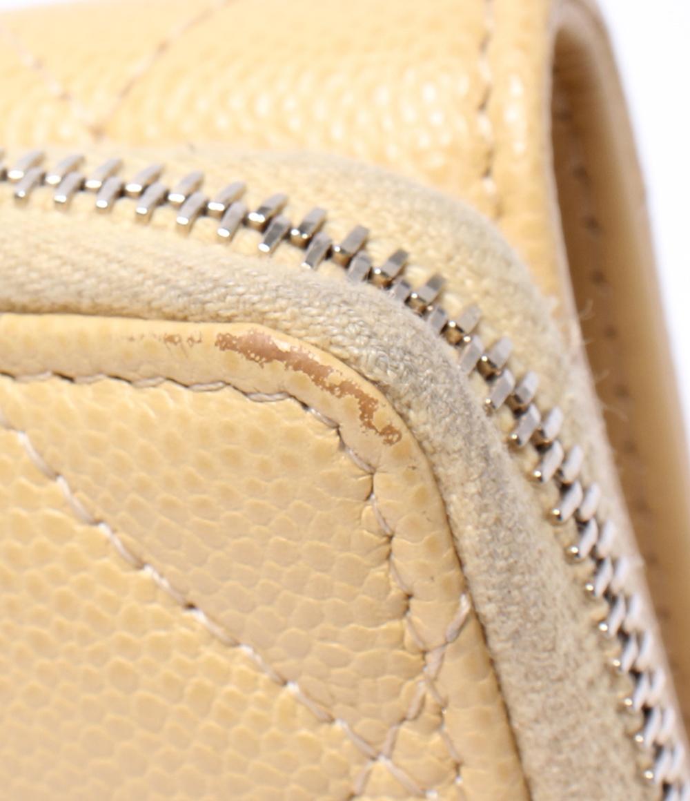 シャネル 三つ折り財布 ゴールド金具 レディース CHANEL