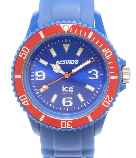 美品 ice watch 腕時計 クオーツ ブルー レディース メンズ アイスウォッチ