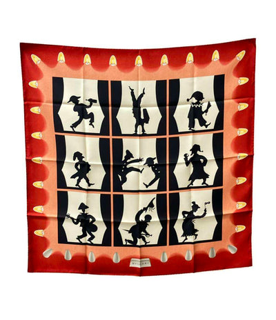 美品 ブルガリ スカーフ シルク100% レディース BVLGARI