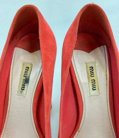 ミュウ ミュウ オープントゥパンプス レディース SIZE 38 (XL) Miu Miu