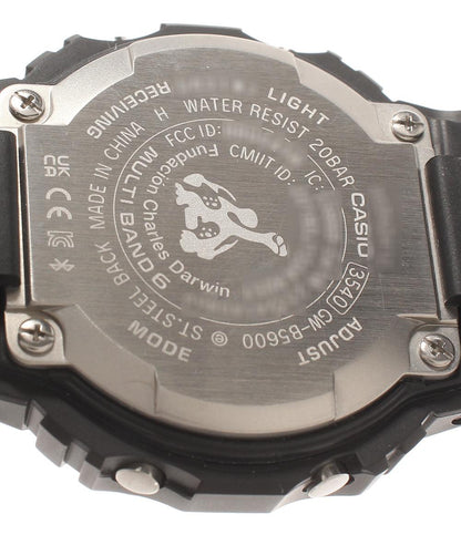 美品 CASIO 腕時計 チャールズ・ダーウィン財団コラボ Bluetooth G-SHOCK ソーラー GW-B5600CD-1A3JR メンズ カシオ