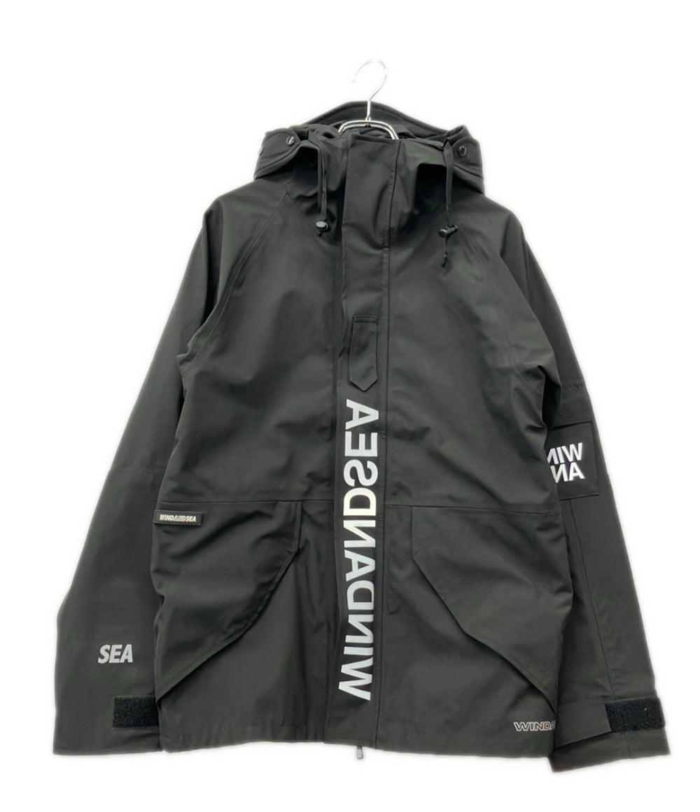 WIND AND SEA リフレック ウォータープルーフ パーカー メンズ SIZE S ウィンダンシー