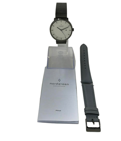 ノードグリーン 腕時計 PHILOSOPHER クオーツ ホワイト メンズ NORDGREEN