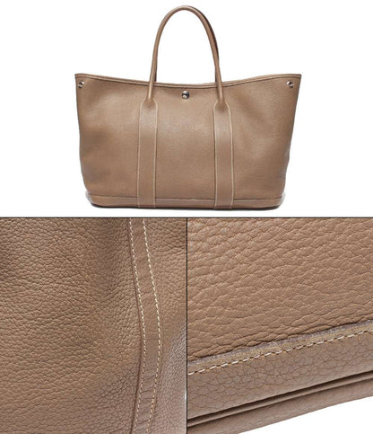 HERMES トートバッグ □L刻印 シルバー金具 ガーデンパーティPM レディース エルメス
