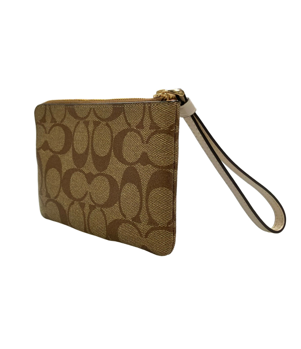 美品 COACH ポーチ シグネチャー F58035 レディース コーチ