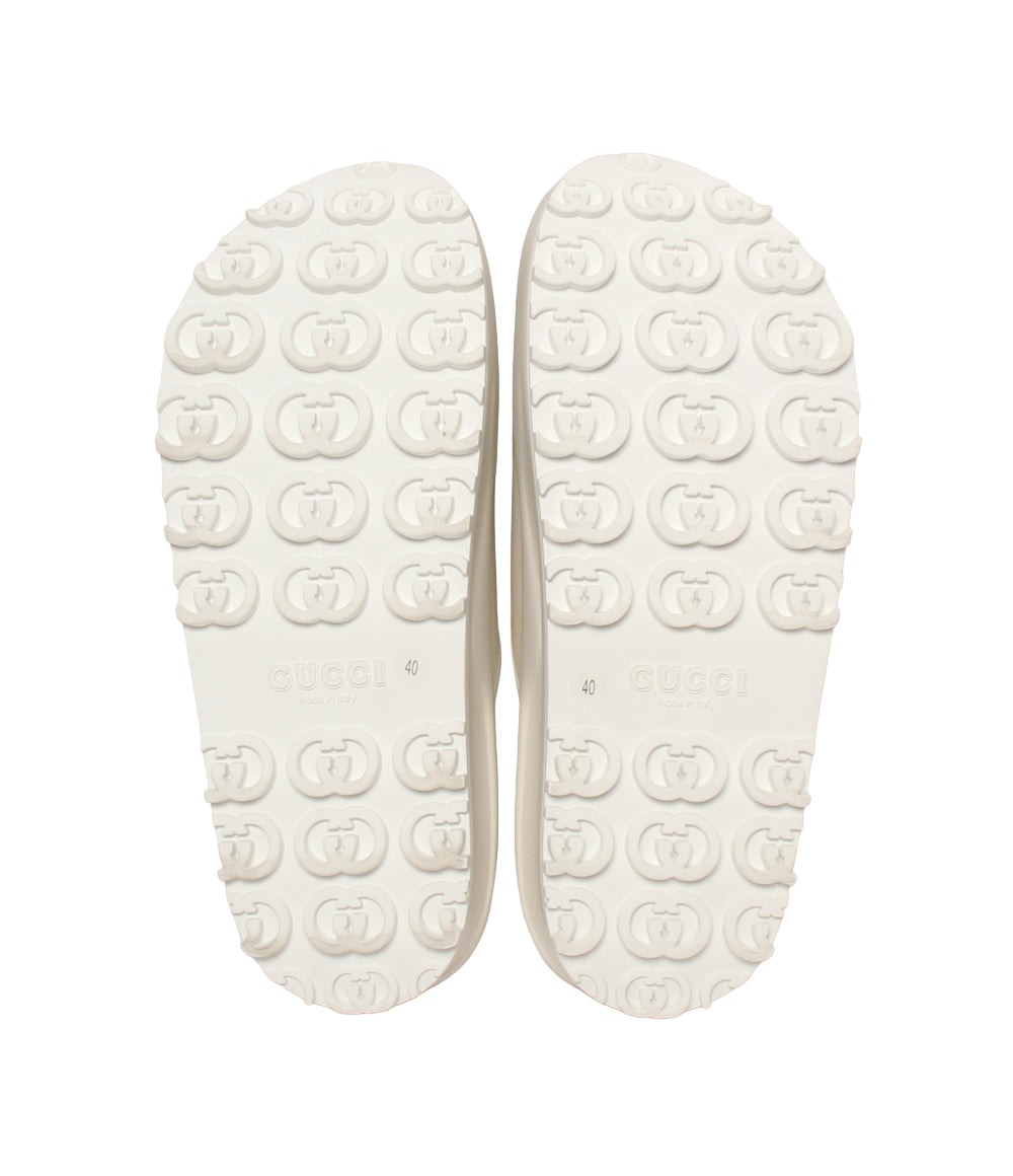 美品 GUCCI スライドサンダル インターロッキングG 692845 メンズ SIZE 40 (25cm) グッチ