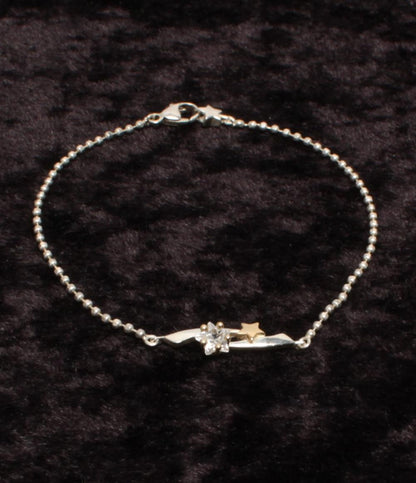 STAR JEWELRY ブレスレット K18 SV925 星モチーフ スターモチーフ レディース スタージュエリー