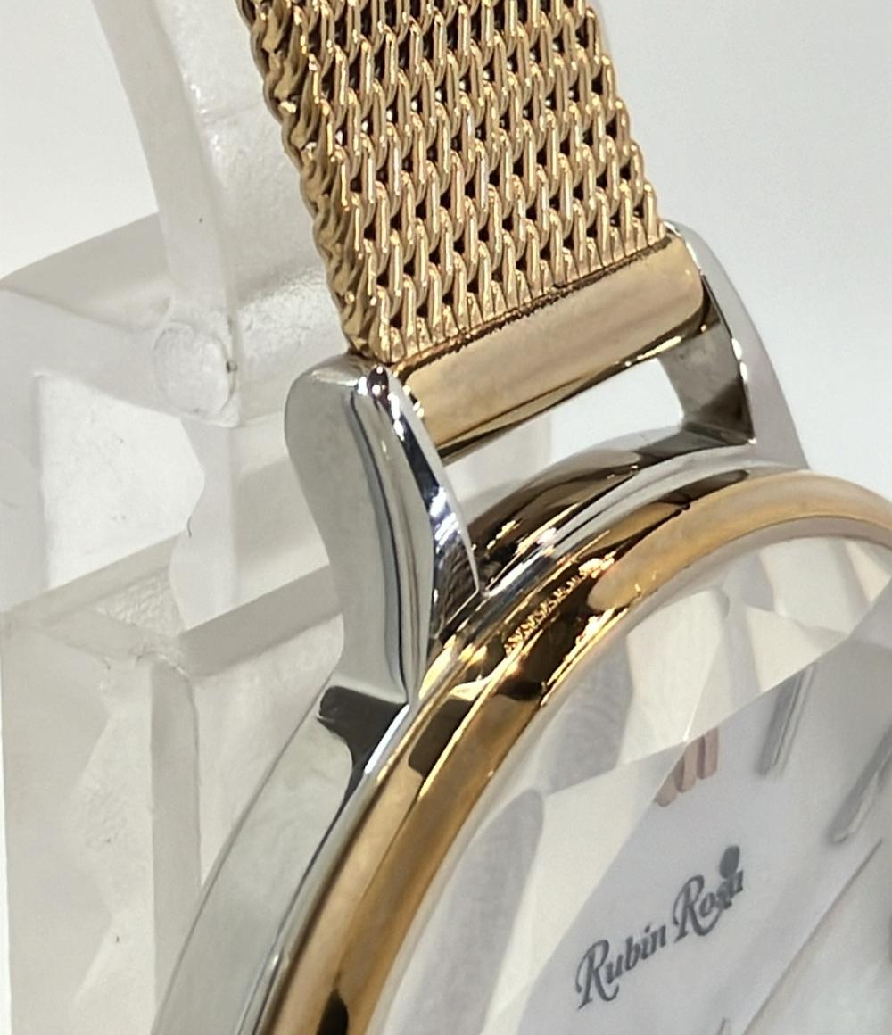 ルビンローザ 腕時計 ソーラー シェル R203 レディース Rubin Rosa