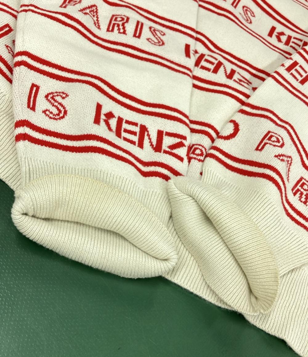 ケンゾー ナイロン混クルーネックニットセーター メンズ SIZE L KENZO