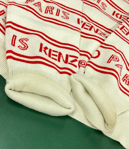 ケンゾー ナイロン混クルーネックニットセーター メンズ SIZE L KENZO