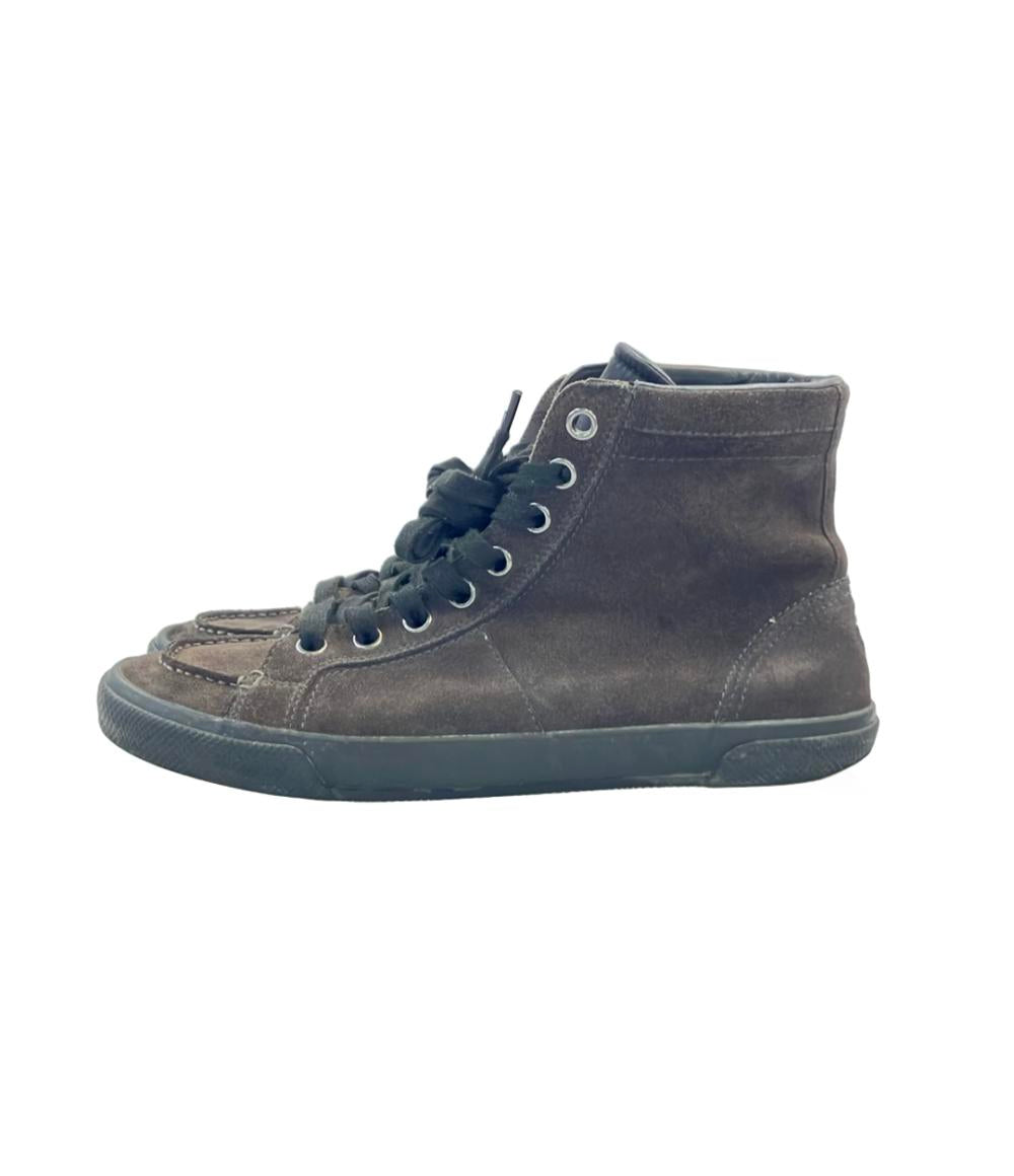 PRADA ハイカットスニーカー スエード メンズ SIZE 6.5 (25.5cm) プラダ