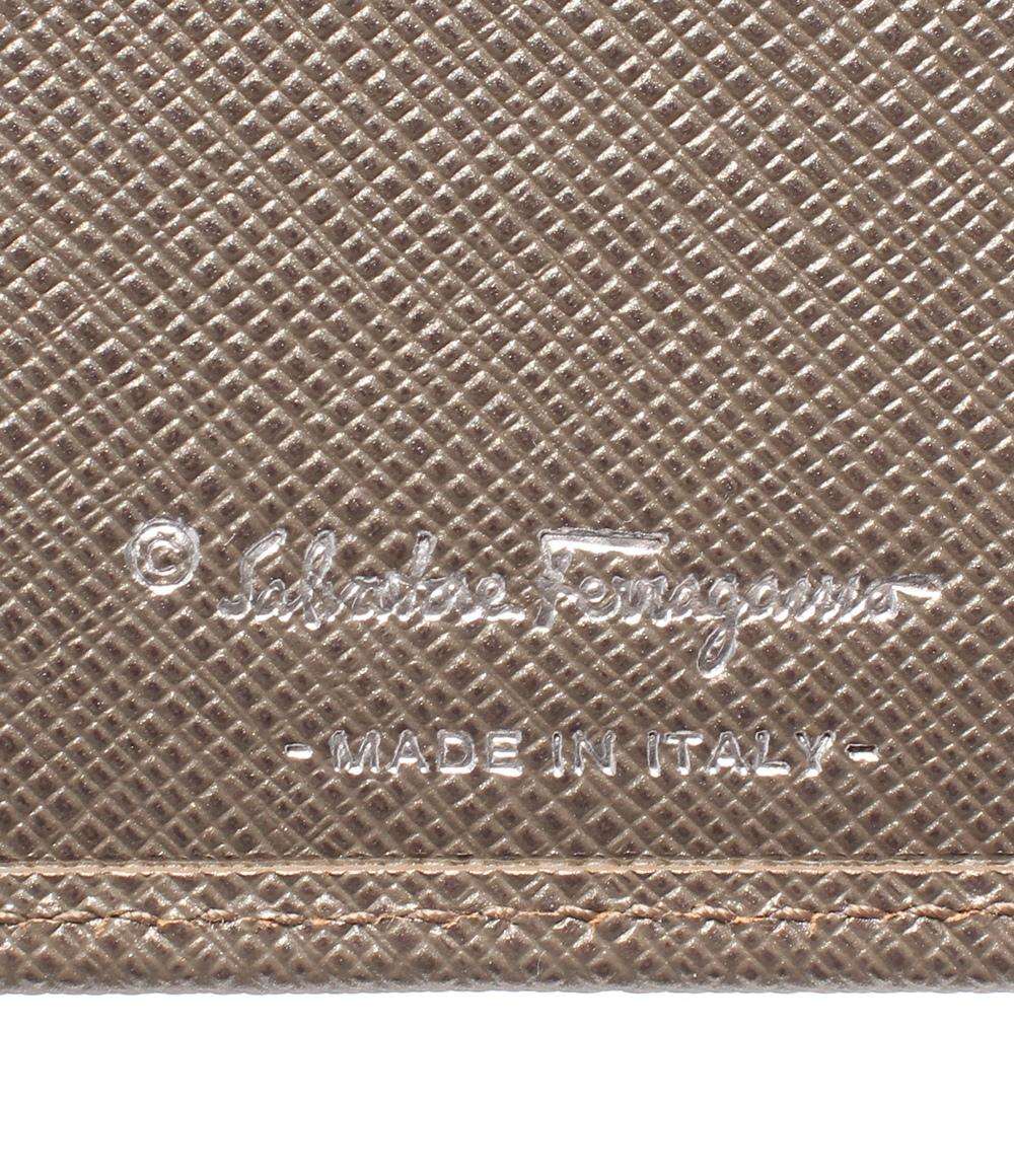 美品 Salvatore Ferragamo 長財布 ガンチーニ レディース メンズ サルヴァトーレフェラガモ