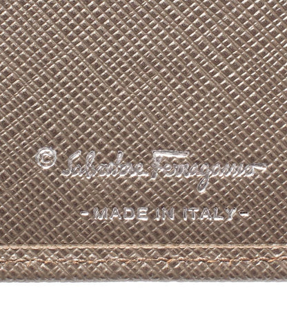 美品 Salvatore Ferragamo 長財布 ガンチーニ レディース メンズ サルヴァトーレフェラガモ