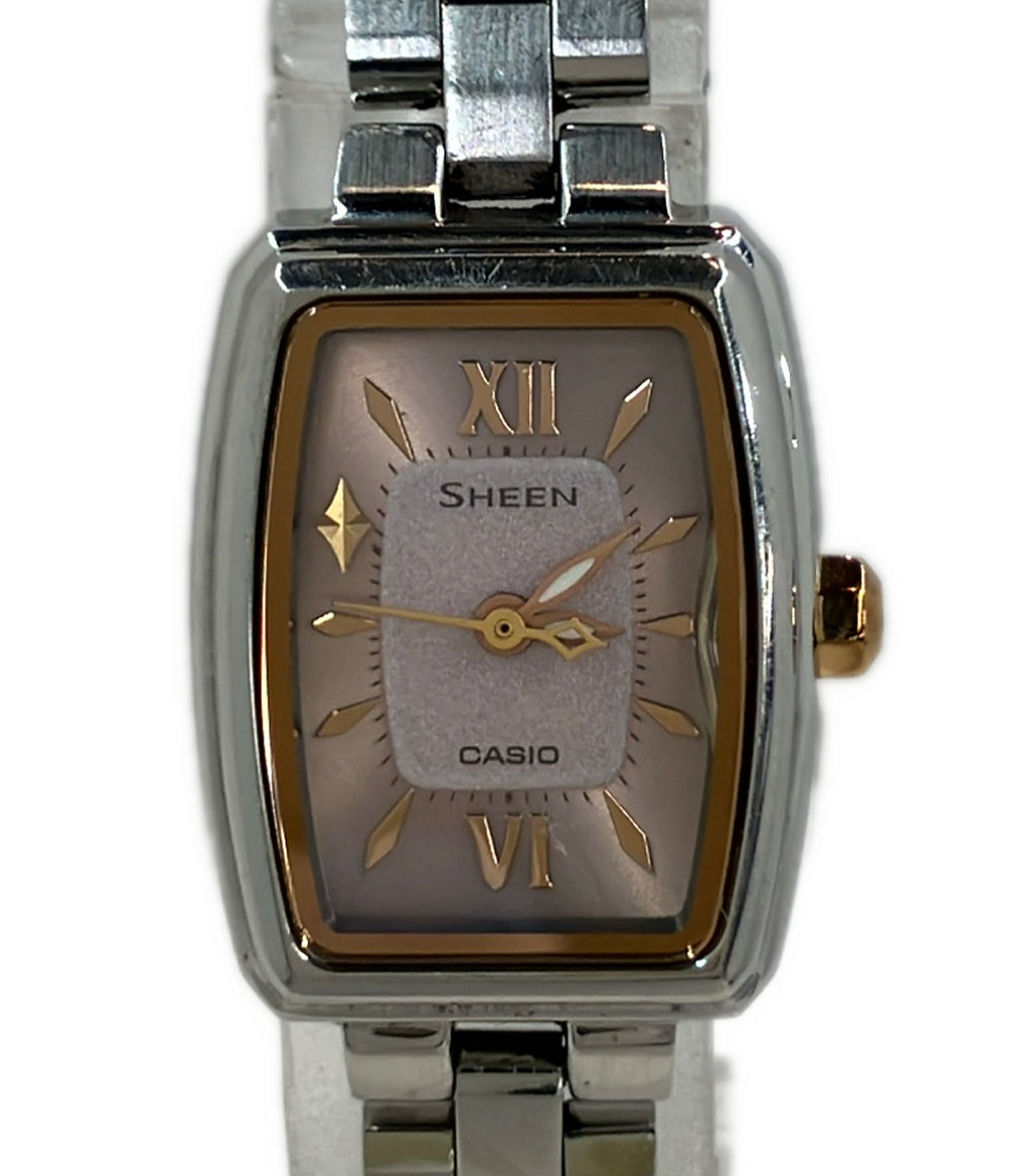 CASIO 腕時計 シーン SHEEN ソーラー ピンク SHE-4504 レディース カシオ