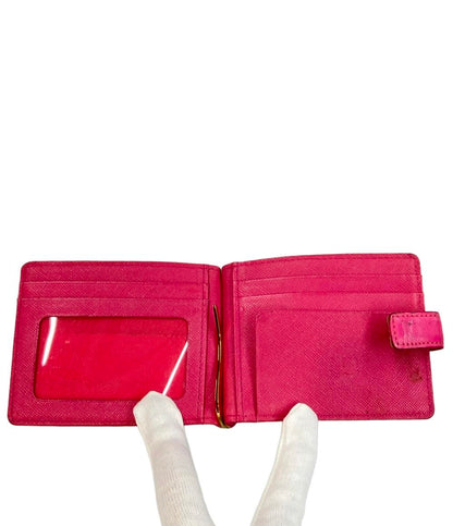 エムシーエム 二つ折り財布 マネークリップ付き メンズ MCM