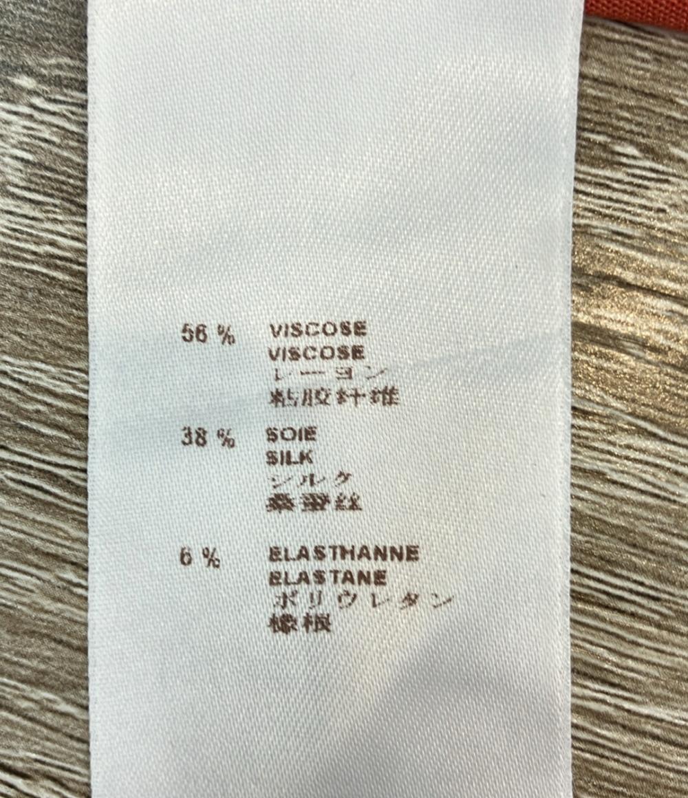 LOUIS VUITTON 半袖カットソー シルク混 レディース SIZE S ルイ・ヴィトン