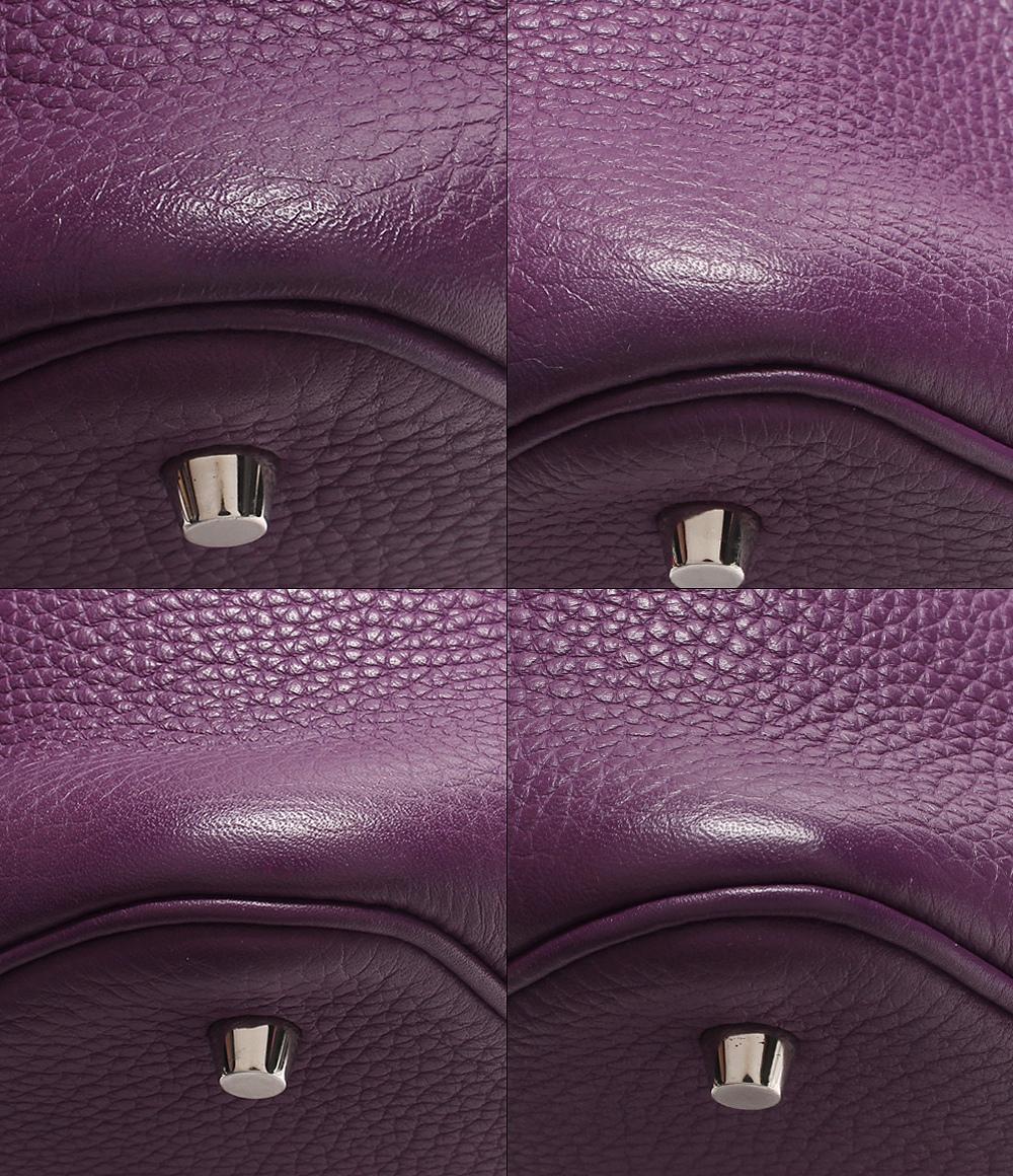 エルメス レザーハンドバッグ □P刻印 シルバー金具 ピコタンロックMM トリヨンクレマンス レディース HERMES