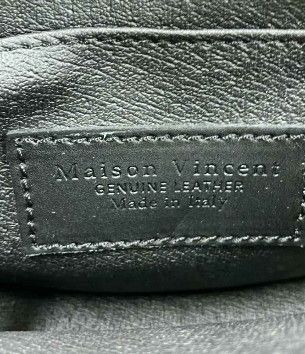 メゾンヴァンサン 2wayレザーハンドバッグ フラップミニショルダーバッグ 斜め掛け レディース Maison Vincent