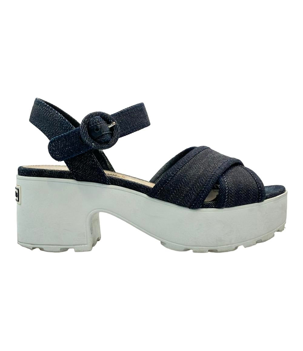 ミュウ ミュウ クロスサンダル レディース SIZE 36 1/2 (M) Miu Miu