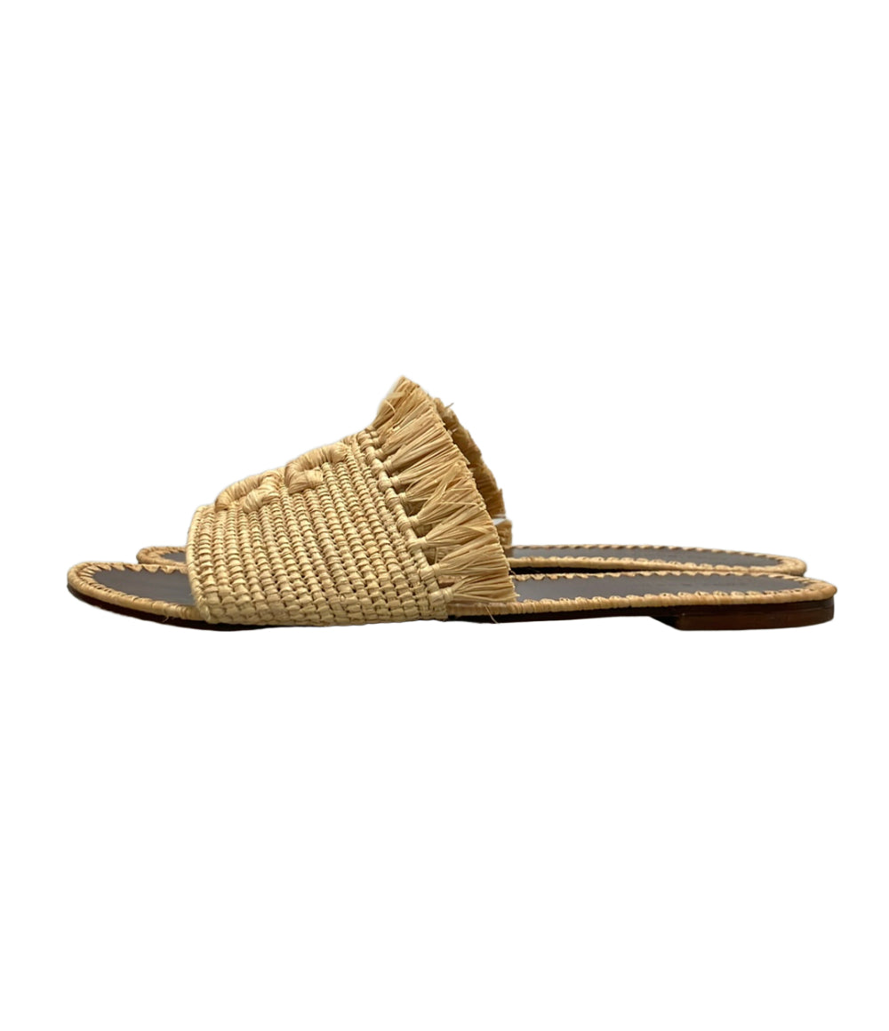 Tory Burch フラットサンダル エレノア ラフィア レディース SIZE 7.5 (25cm) トリーバーチ