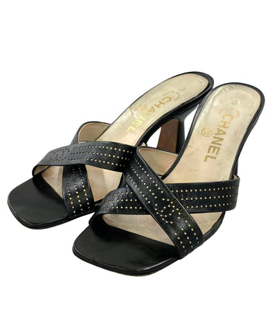 訳あり CHANEL ミュール レディース SIZE 36.5 シャネル
