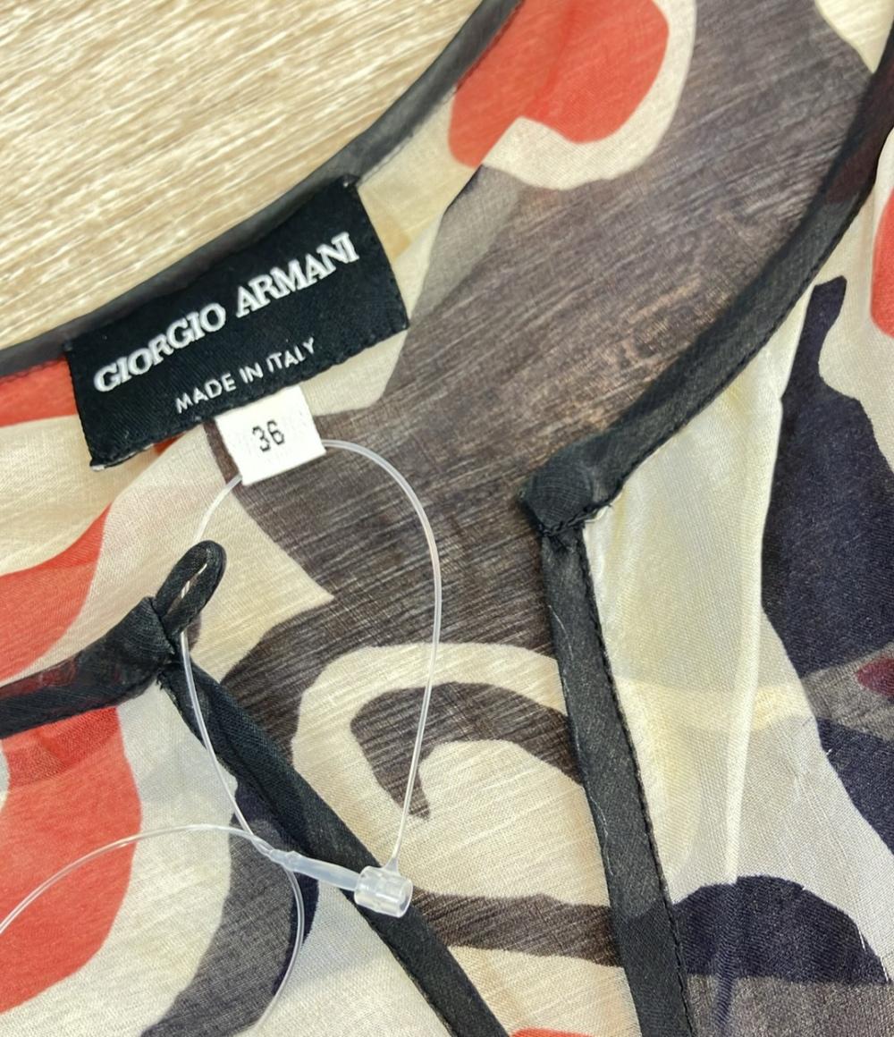 訳あり ジョルジオアルマーニ 半袖ブラウス レディース SIZE 36 (XS) GIORGIO ARMANI