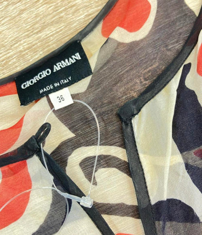 訳あり ジョルジオアルマーニ 半袖ブラウス レディース SIZE 36 (XS) GIORGIO ARMANI