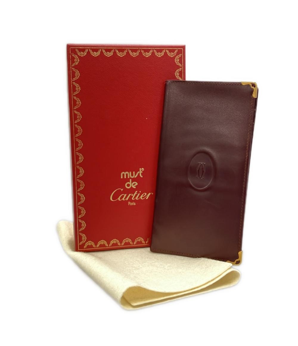 Cartier 二つ折り長財布 マストドゥカルティエ レディース カルティエ