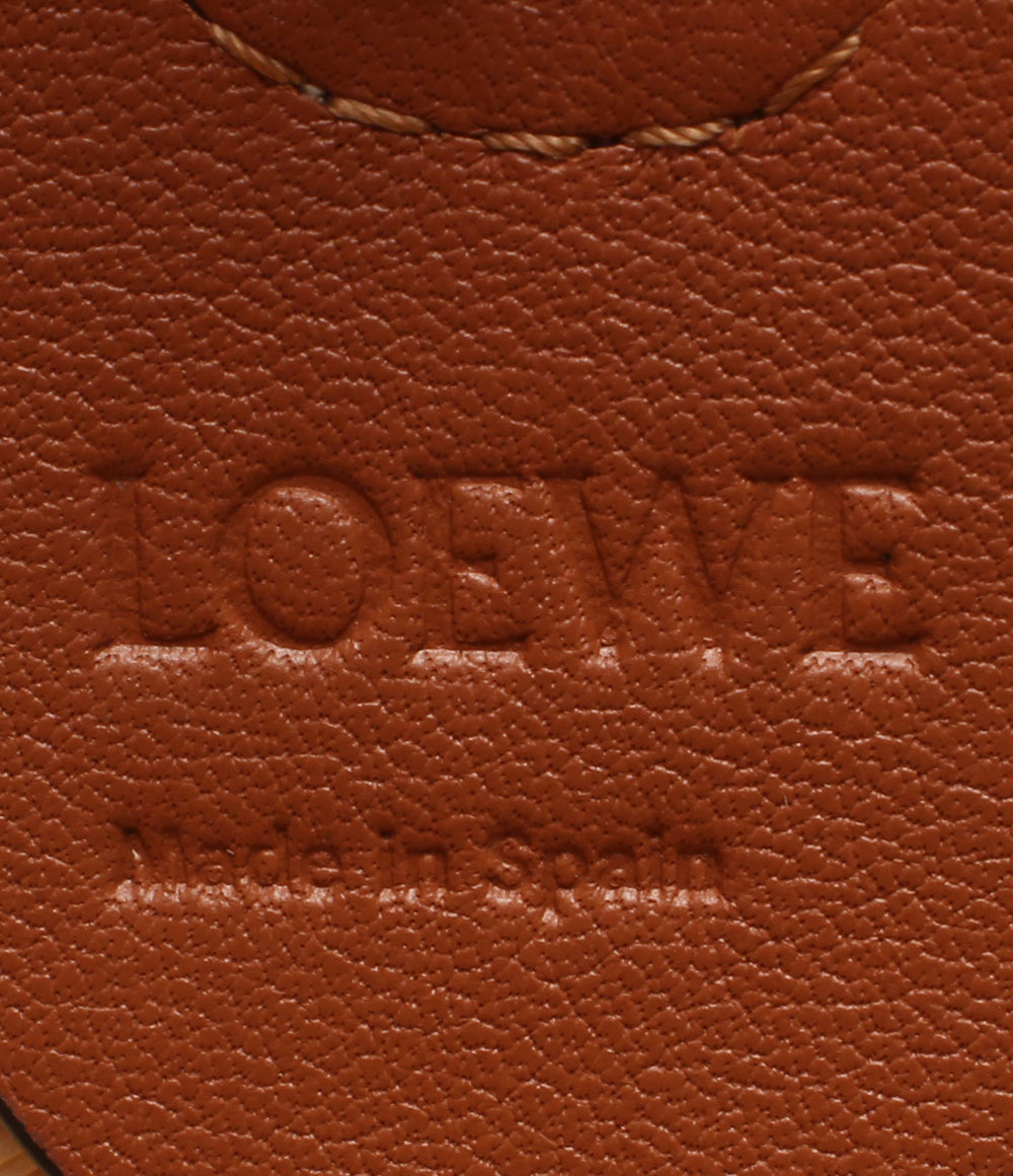 LOEWE かごバッグ ショルダーバッグ 肩掛け アナグラム バスケットバッグ スモール レディース ロエベ
