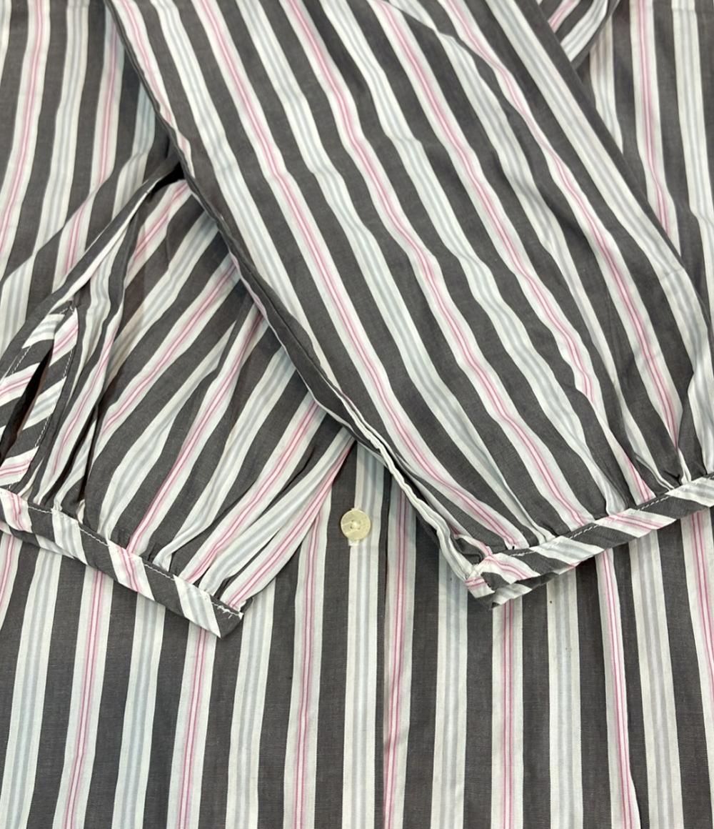 エンポリオ・アルマーニ ストライプ ロングシャツ レディース SIZE S Emporio Armani