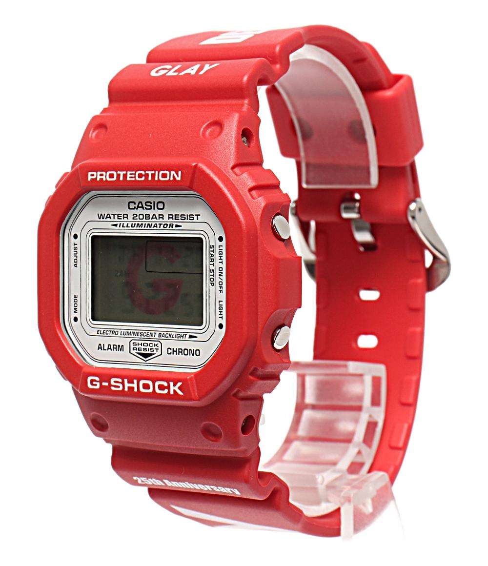 美品 CASIO 腕時計 GLAY 25th Anniversary DEMOCRACY G-SHOCK クオーツ DW-5600VT ユニセックス カシオ