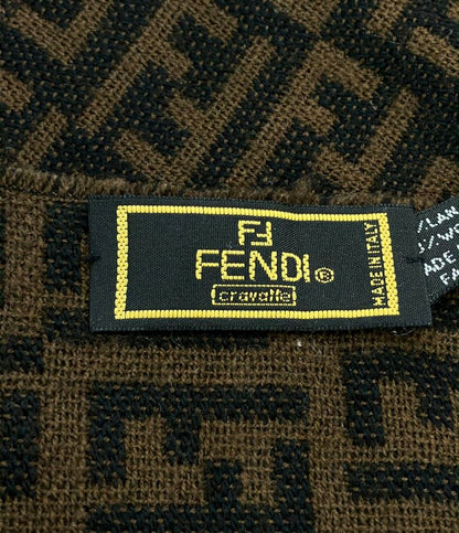フェンディ マフラー ウール 100% ズッカ柄 レディース FENDI