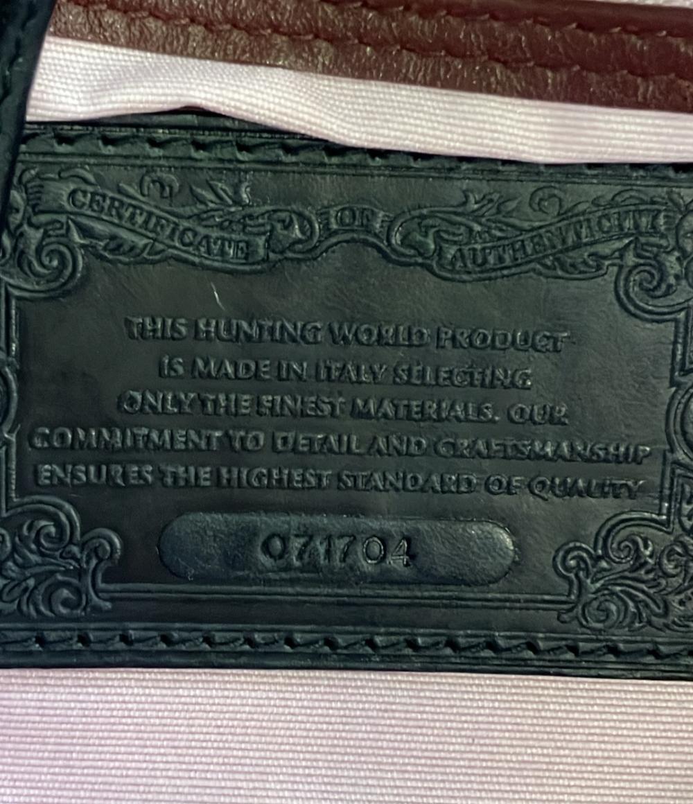 ハンティングワールド ハンドバッグ バチュークロス ユニセックス HUNTING WORLD