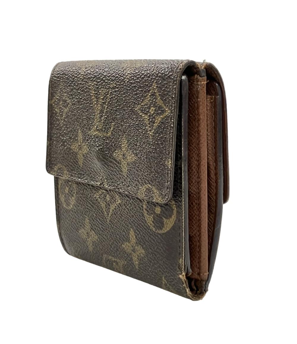 LOUIS VUITTON ダブルホック 三つ折り財布 モノグラム ポルトモネ ビエ