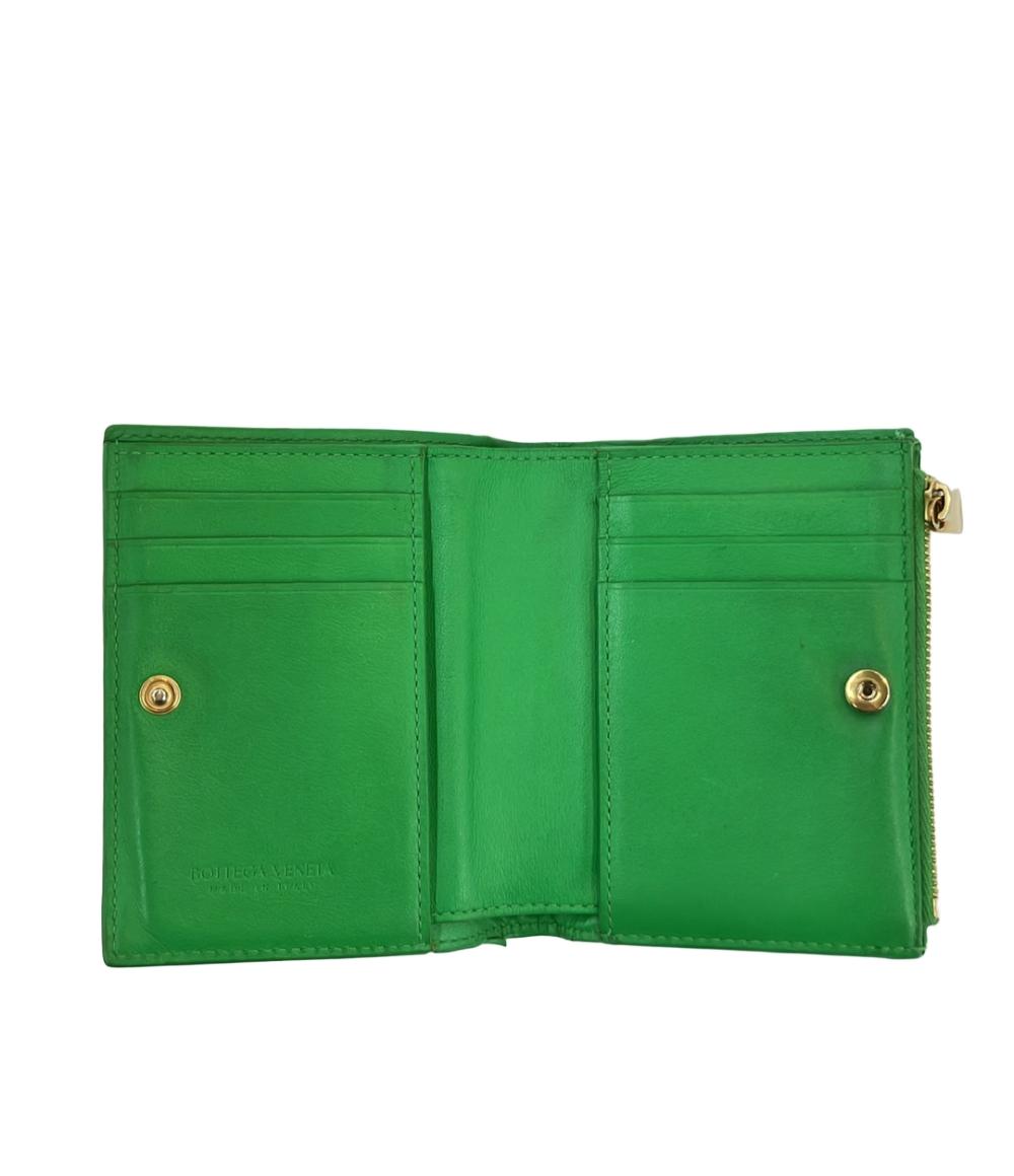 ボッテガ・ヴェネタ 二つ折り財布 イントレチャート ユニセックス BOTTEGA VENETA