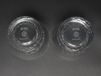 美品 Baccarat イヤータンブラー グラス 2点セット ペア 2016 グローリア バカラ