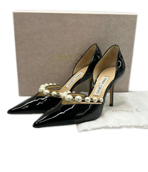 新品　未使用　jimmy chooo パンプス Jimmy Choo セパレートパンプス オーレリー 85 レディース SIZE 37 1/2