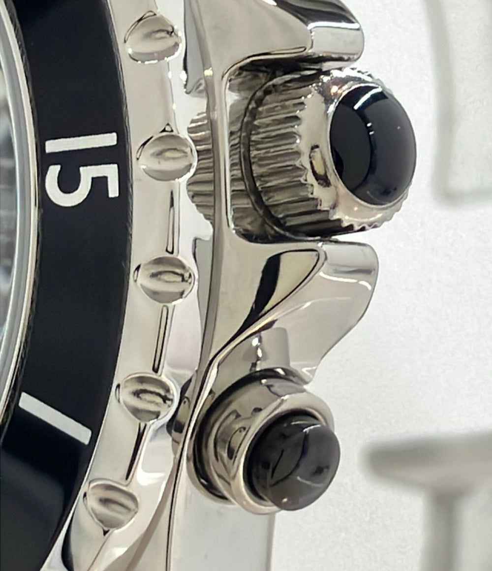 TECHNOS 腕時計 クオーツ ブラック T3032 メンズ テクノス