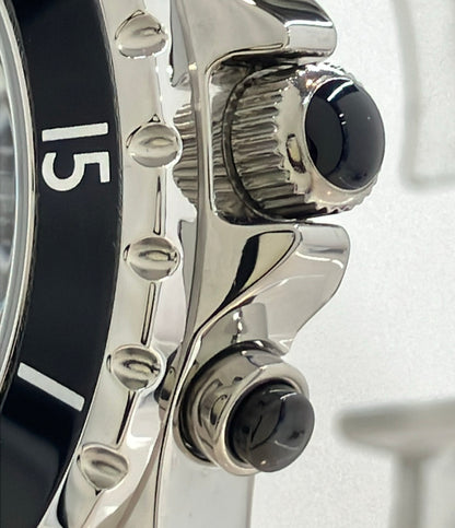 TECHNOS 腕時計 クオーツ ブラック T3032 メンズ テクノス