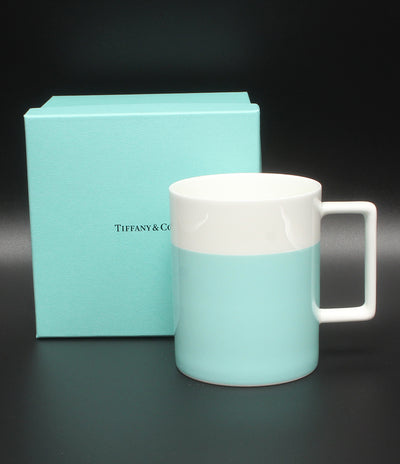 美品 Tiffany & Co. マグカップ カラーブロック ティファニー