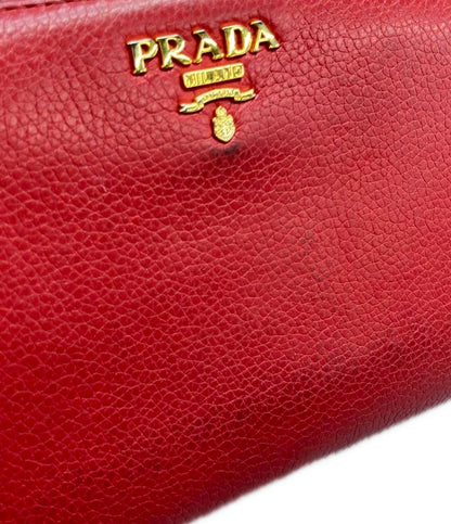 PRADA ラウンドファスナー長財布 レディース プラダ