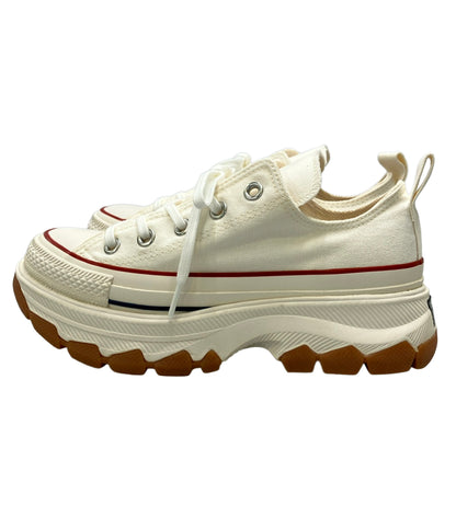 美品 CONVERSE ローカット厚底スニーカー オールスター 100 トレックウエーブ OX 1SD037 レディース SIZE 22.5 コンバース