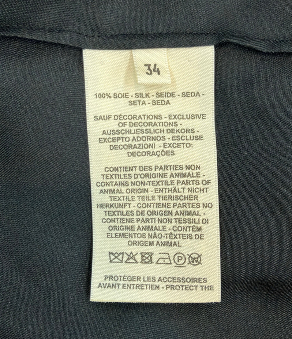 HERMES シルクワンピース ノースリーブ 3H0528DG レディース SIZE 34 (S) エルメス
