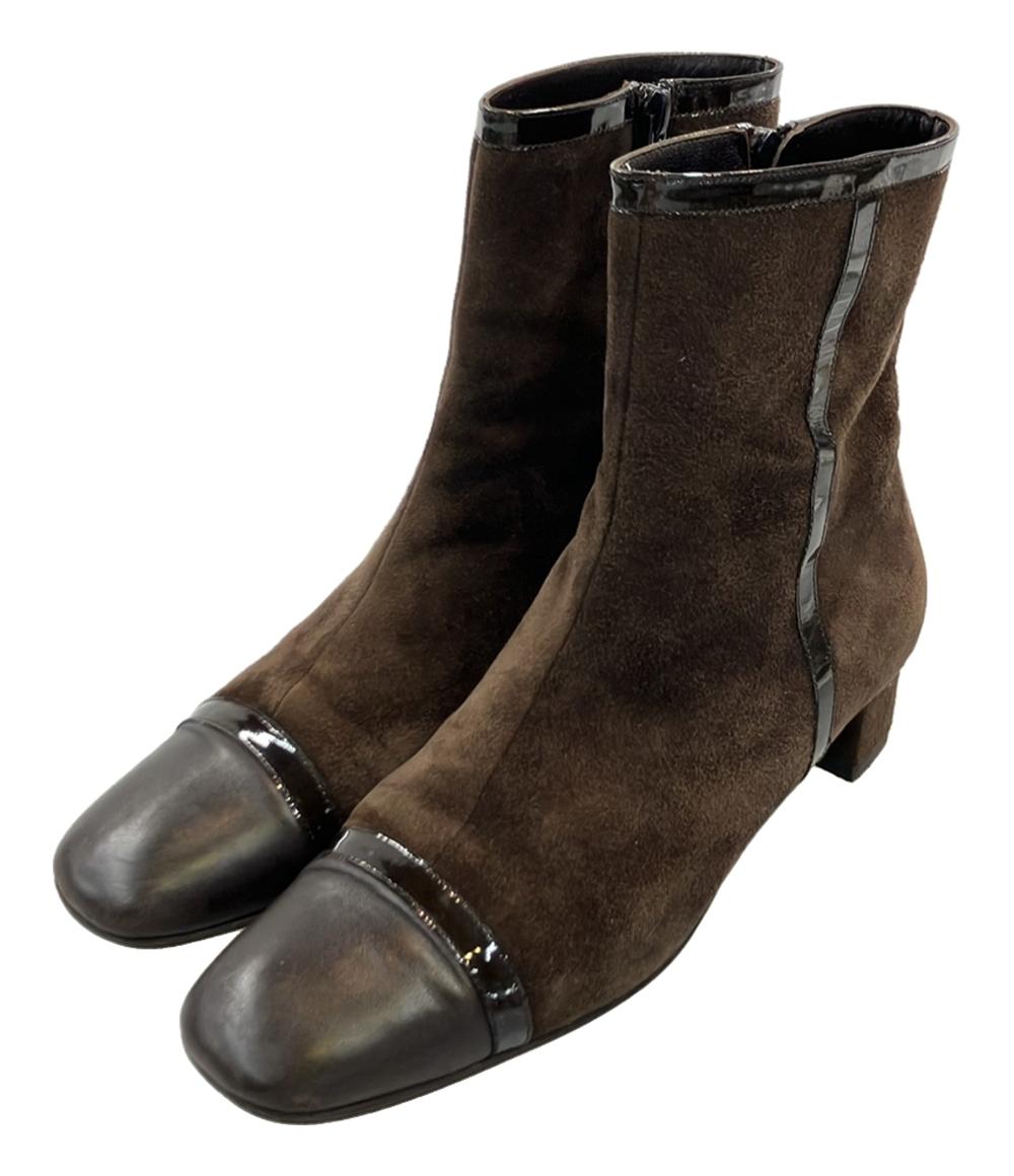 サルヴァトーレフェラガモ ショートブーツ レディース SIZE 8 1/2 (XL) Salvatore Ferragamo