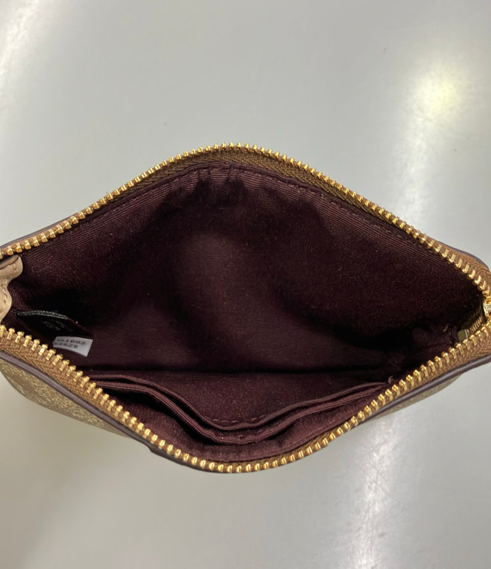 美品 COACH ポーチ シグネチャー F54629 レディース コーチ