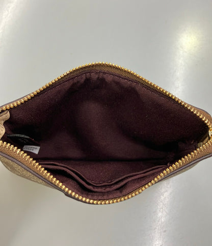 美品 COACH ポーチ シグネチャー F54629 レディース コーチ