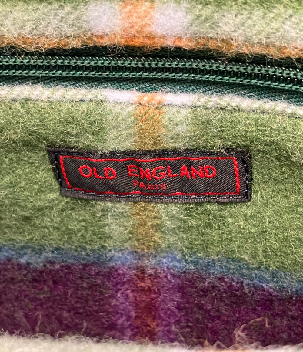 OLD ENGLAND ハンドバッグ チェック柄 レディース オールドイングランド