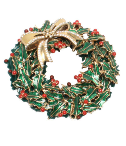 Violetta ブローチ クリスマス リースモチーフ レディース ヴィオレッタ