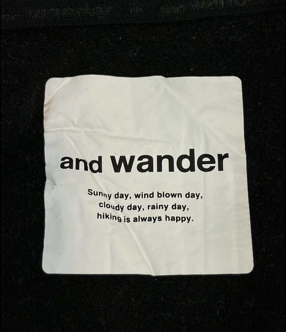 and wander 長袖パーカー Light Fleece Jacket 574-0241037 レディース SIZE 00 (XS) アンドワンダー