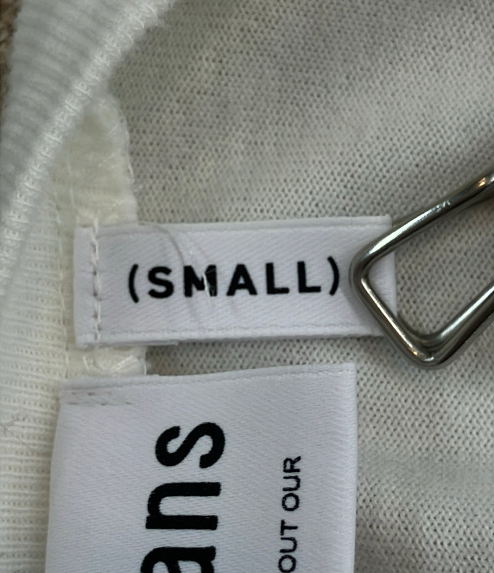 nagonstans 長袖ワンピース コットンストライプコンビドレス 470FS483-1530 レディース SIZE S ナゴンスタンス